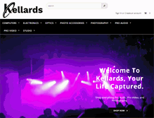 Tablet Screenshot of kellards.com